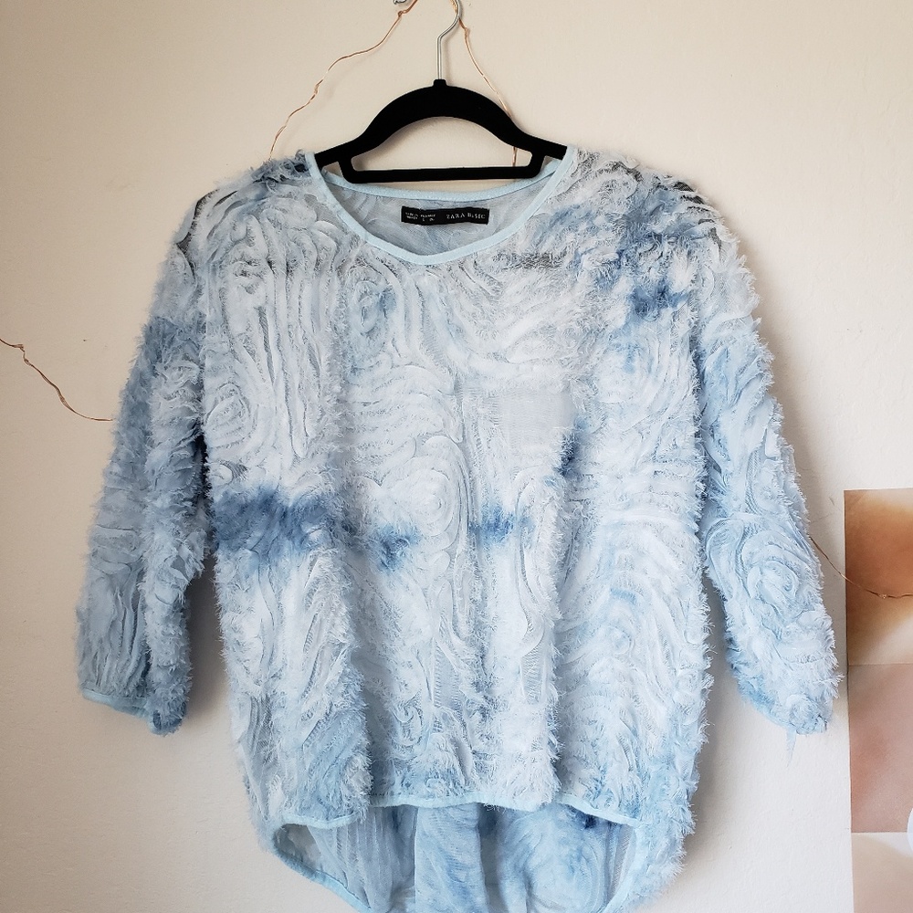 Zara Floral Pattern Top